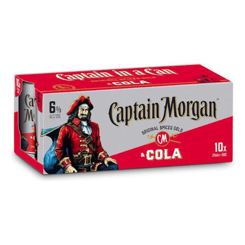 Picture of Captain Morgan & Cola 6% 10x375ml