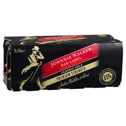 Picture of Johnnie Walker Red & Cola 4.6% 10x375ml
