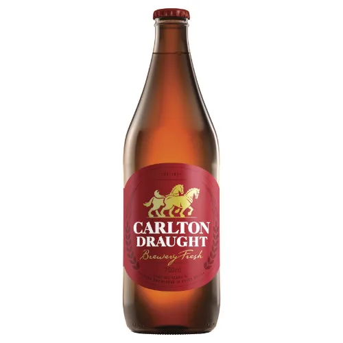 Picture of Carlton Draught Longneck 12 x 750ml Bottle