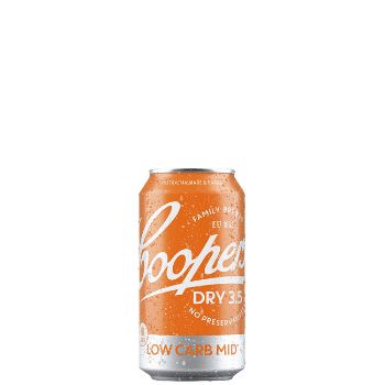 Picture of Coopers Dry 3.5 375ml Can x 6 x 24