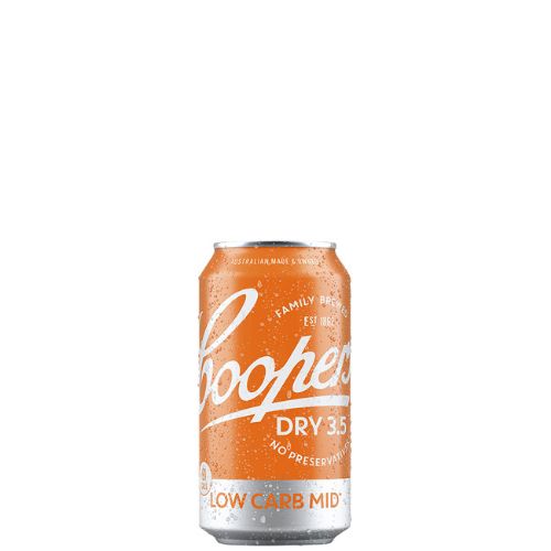 Picture of Coopers Dry 3.5 375ml Can x 6 x 24