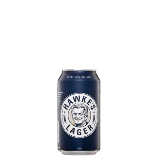 Picture of Hawke's Brewing Lager Australian Beer Can 375mL