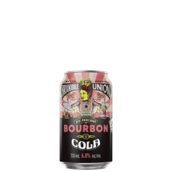 Picture of Brookvale Union Bourbon & Cola 6% 24 x 330ml Cans
