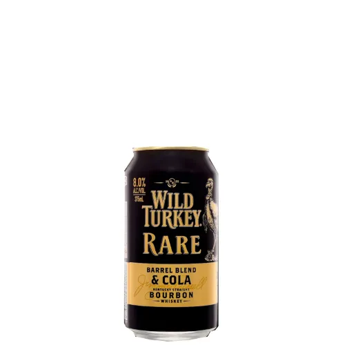 Picture of Wild Turkey Rare Bourbon & Cola 10 Pack 375ml