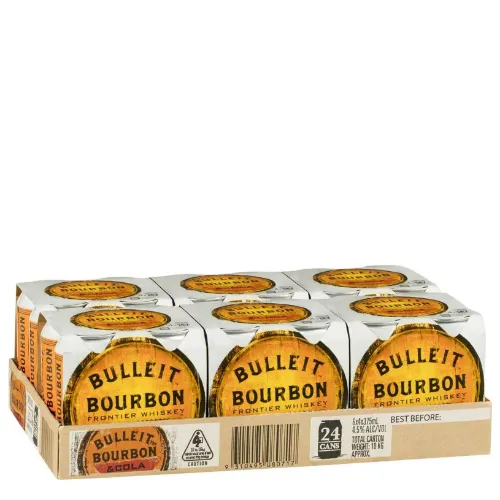 Picture of Bulleit Bourbon & Cola 4.5% 24 x 375ml Cans