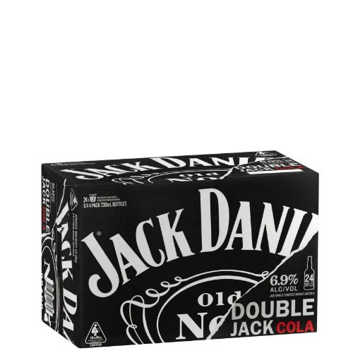 Picture of Jack Daniel's Black Old No. 7 Tennessee Whiskey Double Jack & Cola 6.9% 24 x 330ml Carton