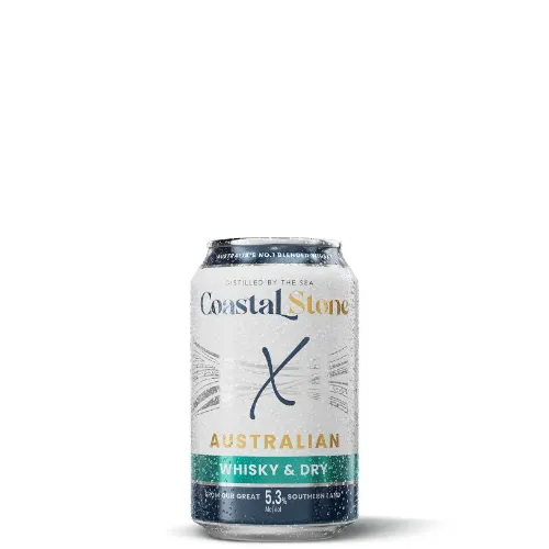 Picture of Manly Spirits Coastal Stone Whisky & Dry Ginger 330ml Can